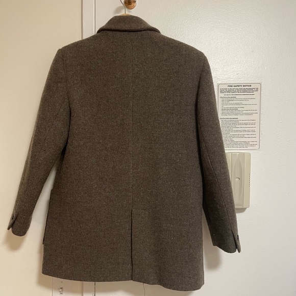 Brown tweed oversized blazer jacket BA&SH - Picture 5 of 7